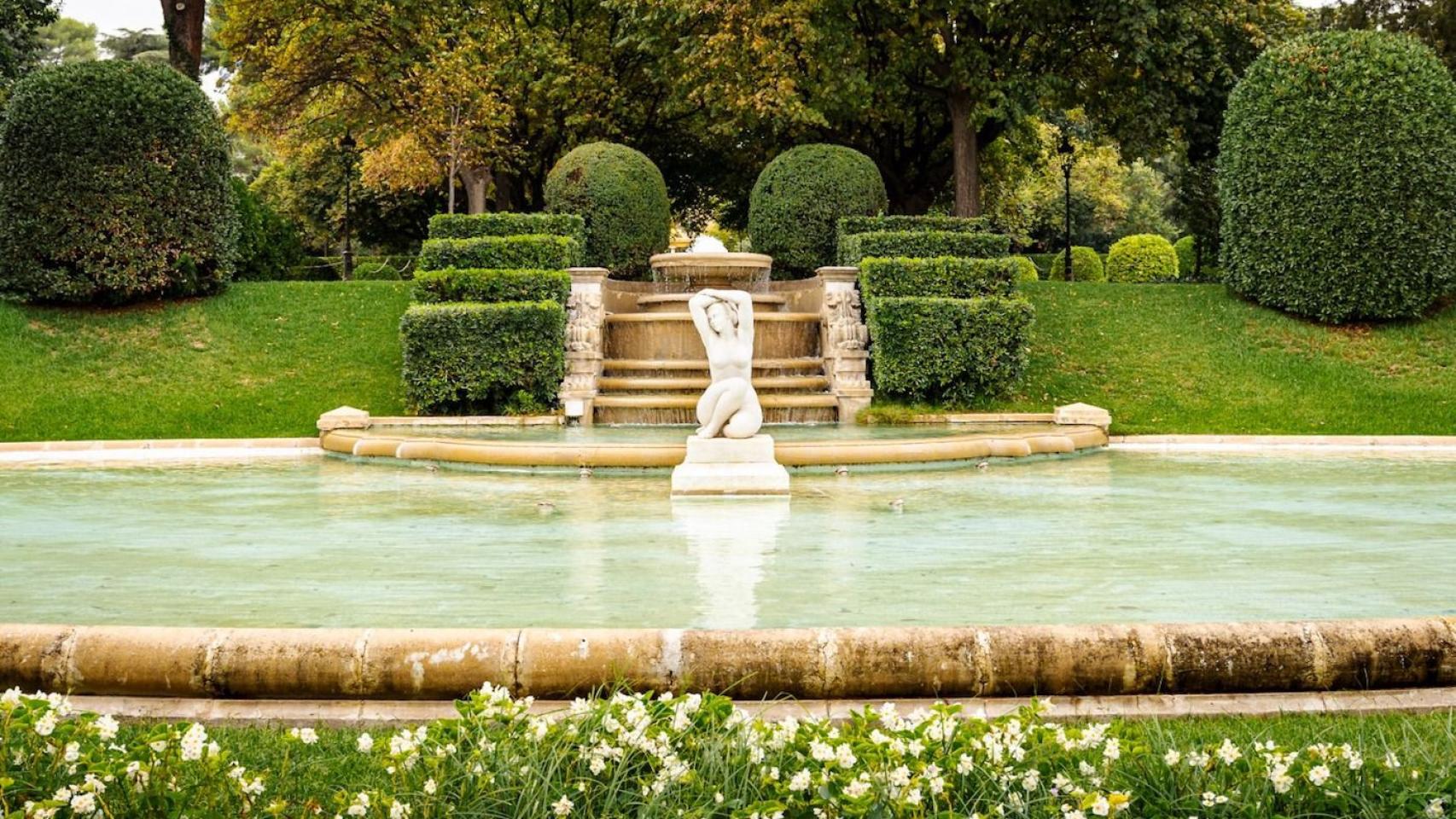 Una de las fuentes principales de los Jardines de Pedralbes / INMA SANTOS