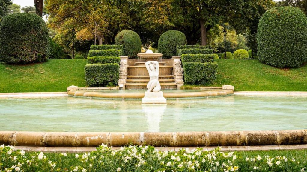 Una de las fuentes principales de los Jardines de Pedralbes / INMA SANTOS