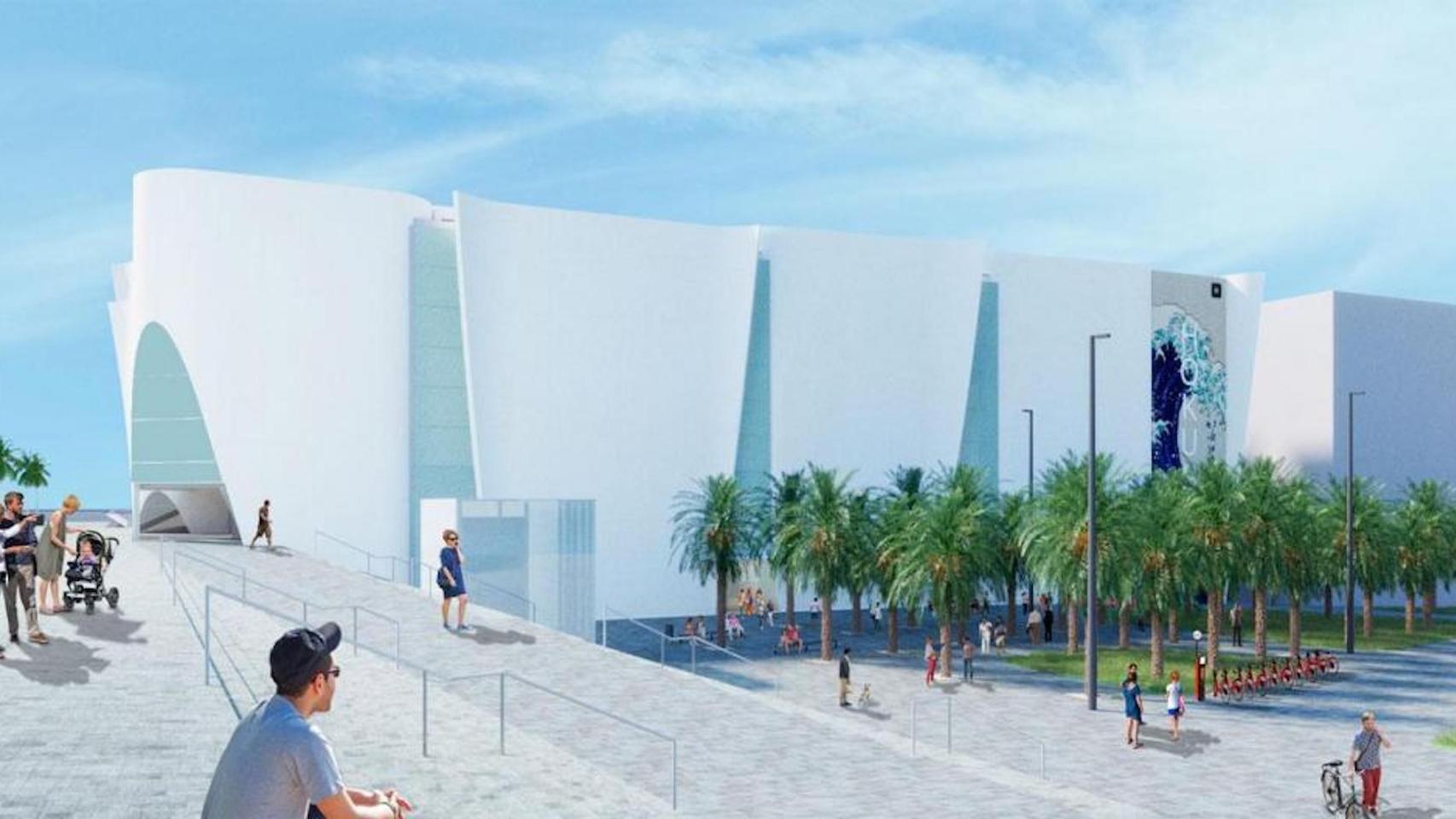 Render del futuro museo Hermitage, en el Port de Barcelona / MUSEO HERMITAGE