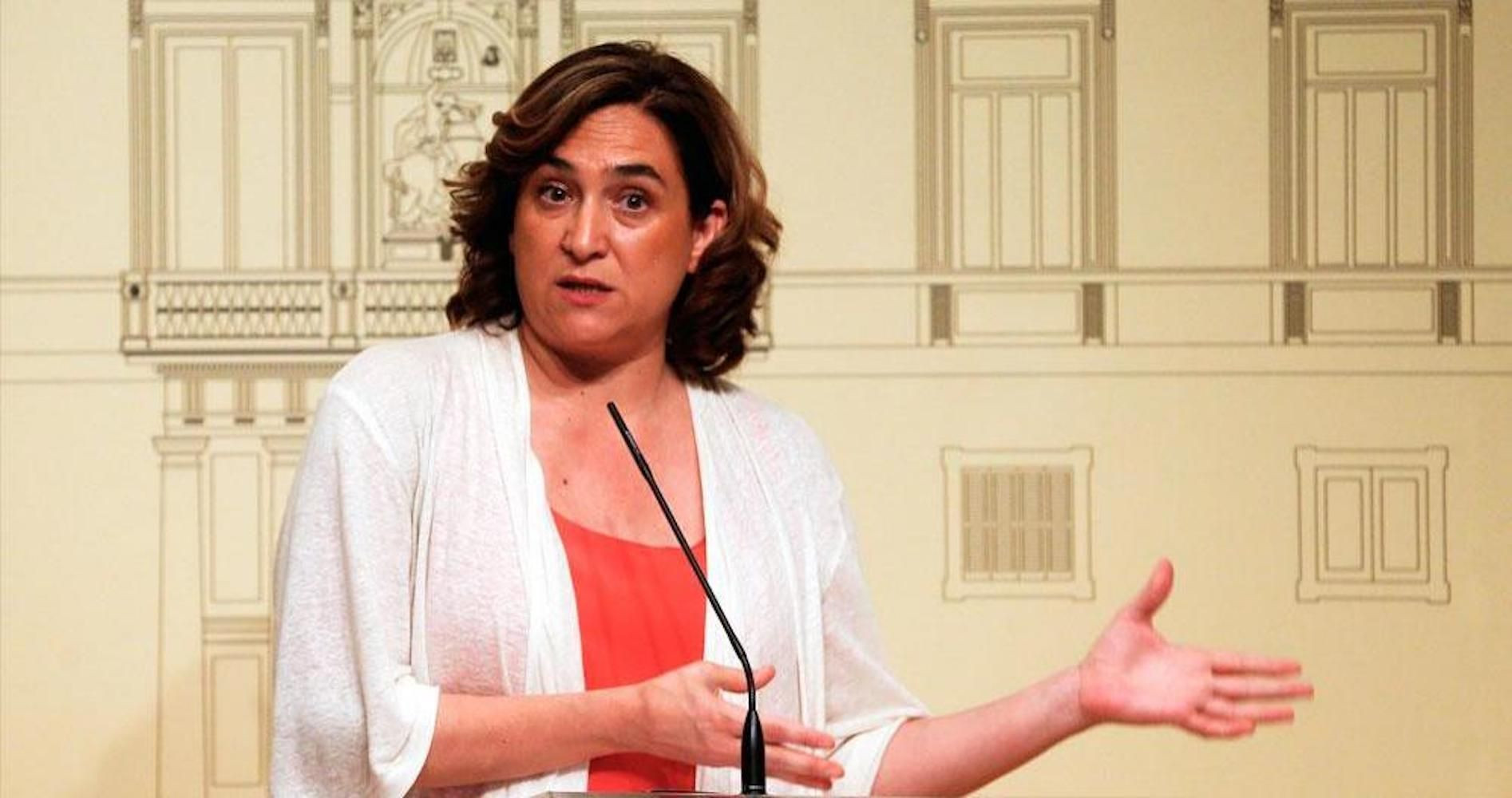 Ada Colau, en un acto público / EFE