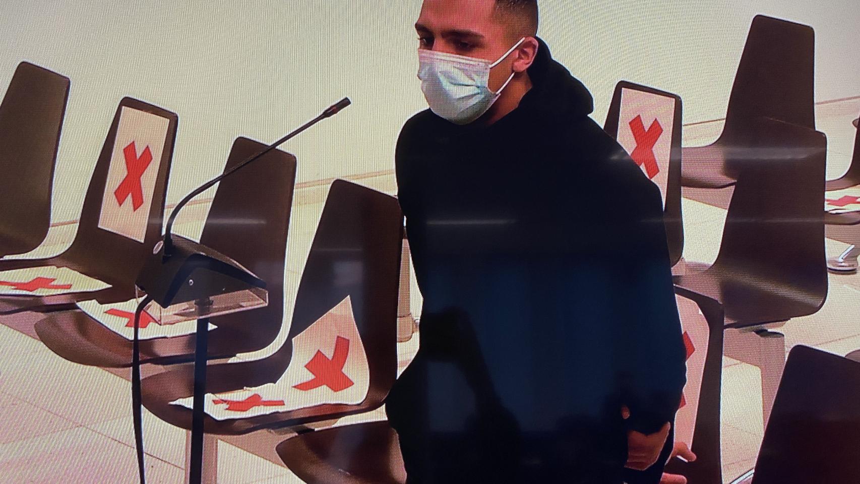 El cantante Morad declara ante la juez / ELENA GARRIDO