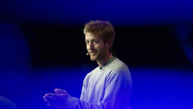 El fundador de Glovo, Oscar Pierre, durante la charla del 4YFN / EP