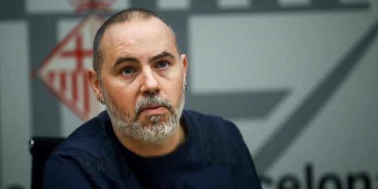 Eloi Badia, en una rueda de prensa en el Ayuntamiento / EFE