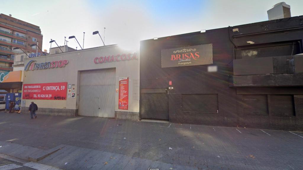 Fachada de la discoteca Brisas de Luxe del Poble-sec / GOOGLE MAPS
