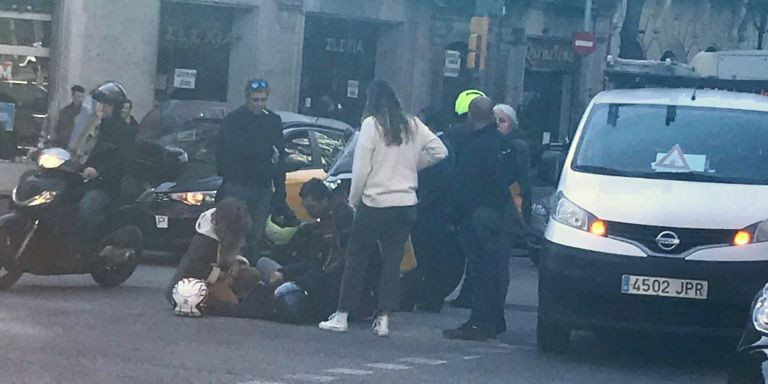 Accidente de moto en Barcelona / METRÓPOLI