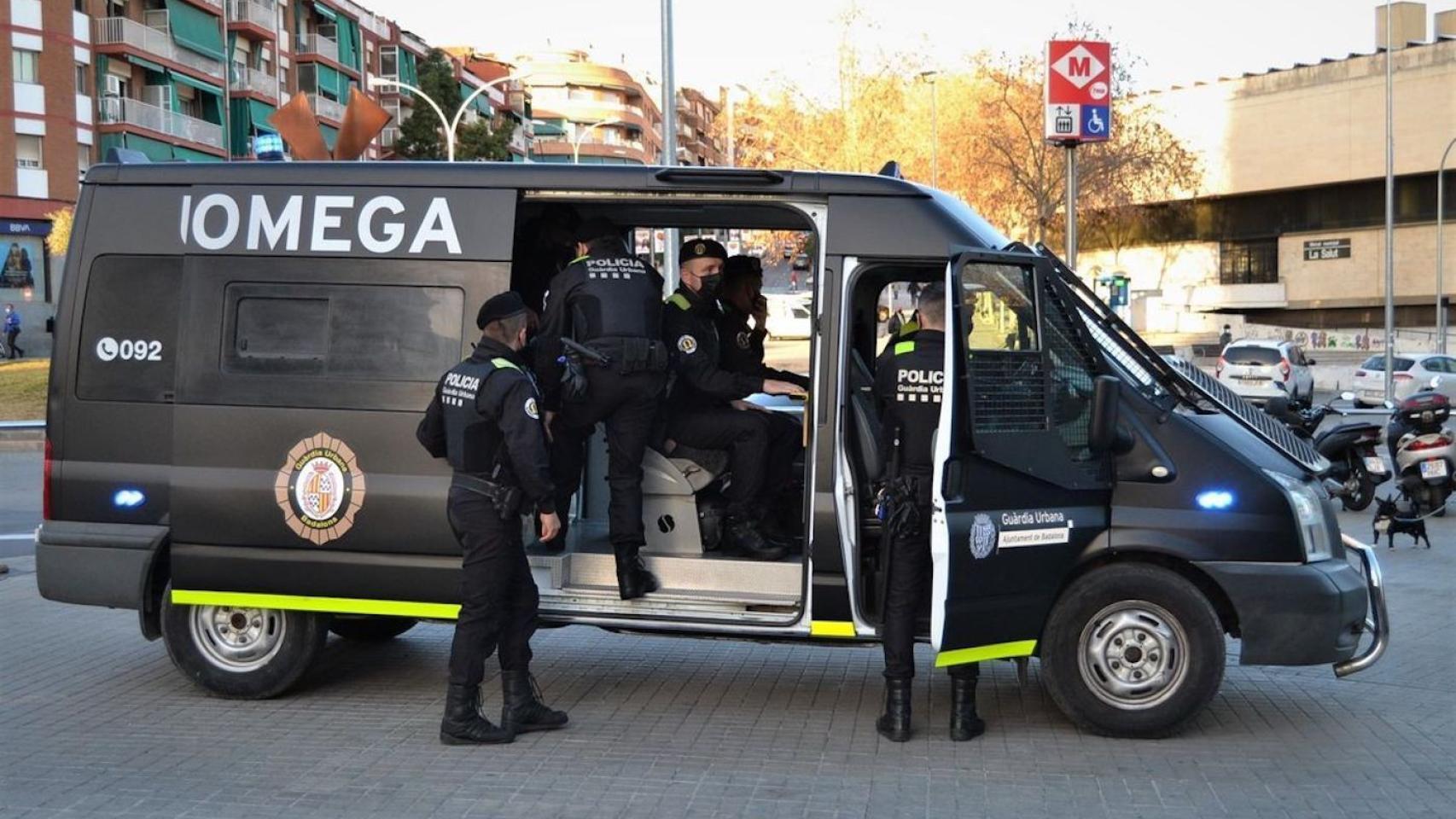 La furgoneta de la Unidad Omega de la Guardia Urbana de Badalona. / AYUNTAMIENTO DE BADALONA