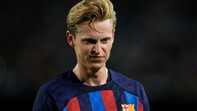 Frenkie de Jong, durante un partido con el FC Barcelona esta temporada 2022-23 / EFE