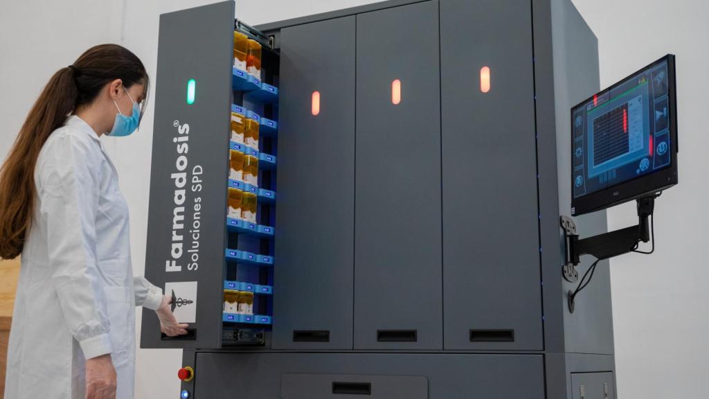 Imagen de uno de los robots de la palmesana Farmadosis