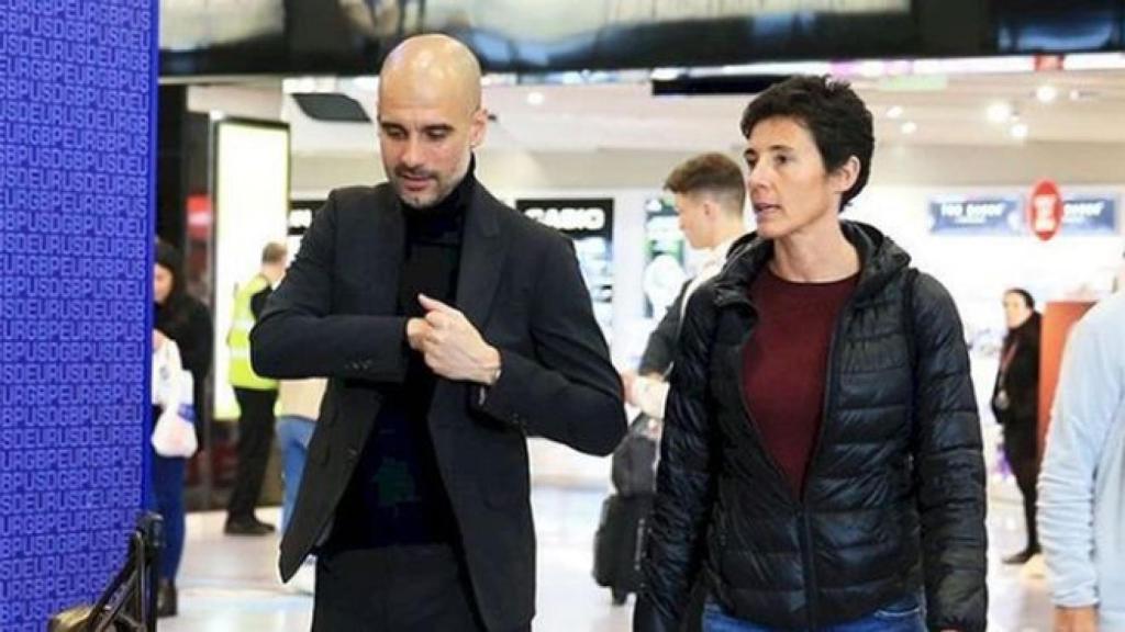 Silvia Tremoleda, con Pep Guardiola