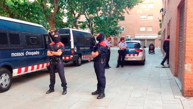 Una operación de Mossos en la Zona Franca de Barcelona