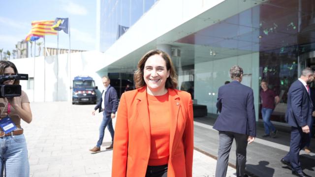 La líder de los comunes y alcaldesa en funciones, Ada Colau, abandona las jornadas del Círculo de Economía