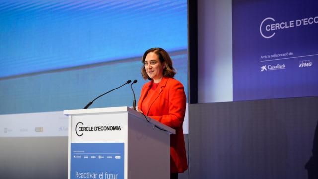 Ada Colau en el Círculo de Economía