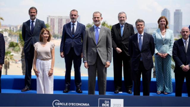 El rey Felipe VI en la reunión del Cercle d'Economia en Barcelona