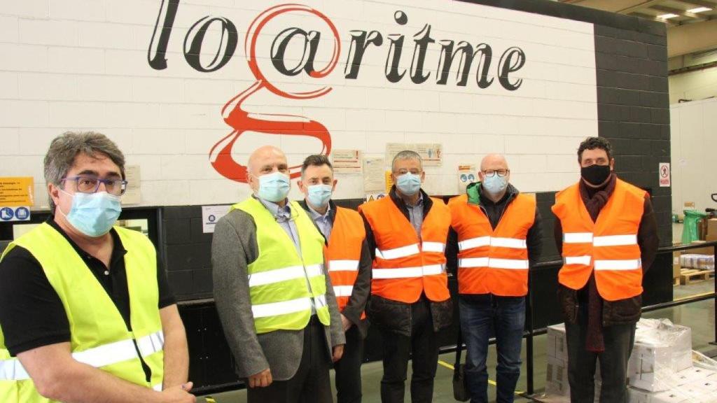 Una visita a Logaritme, con su gerente, Albert Tarrats (2i)