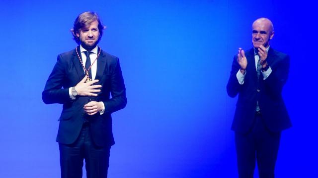 El empresario Rosauro Varo (izq.), en un acto institucional / EP