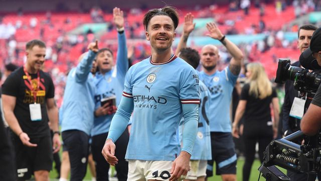 Jack Grealish, celebrando el título de Champions League del Manchester City / EFE