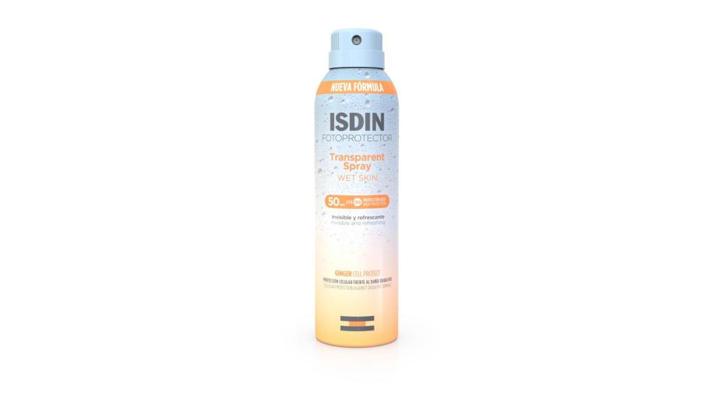 Fotoprotector ISDIN Transparent Spray Wet Skin SPF 30