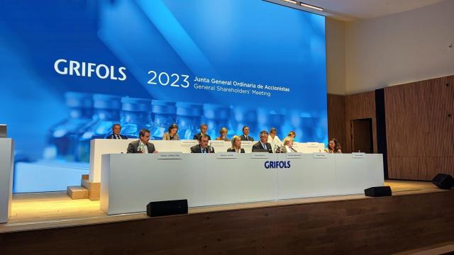 Junta general de Grifols celebrada en su sede de Sant Cugat del Vallès