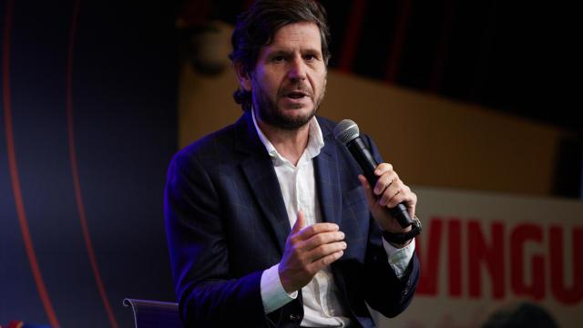 Mateu Alemany, durante un acto del Barça / FCB