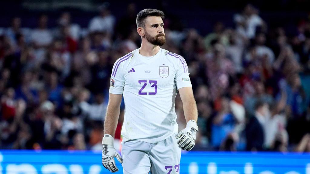 Unai Simón, el héroe de España en la tanda de penales contra Croacia / SEFUTBOL