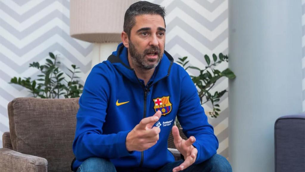 Juan Carlos Navarro, durante una entrevista