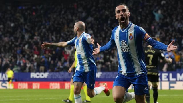 Sergi Darder, festejando un gol con el RCD Espanyol / EFE