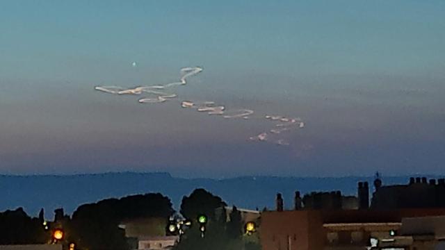 La figura misteriosa en el cielo de Cataluña