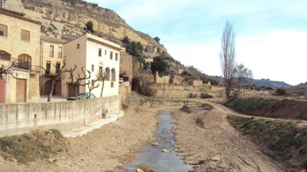 El rio Corb a su paso por Guimerà