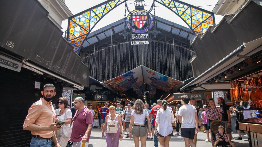 Entrada al mercado de La Boquería