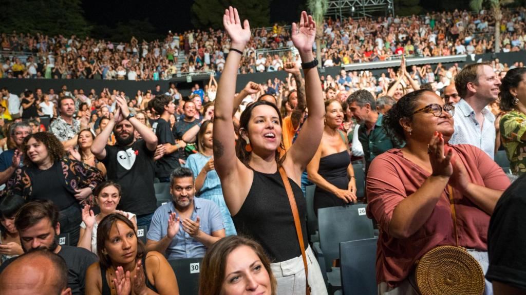 Una assistent al Festival de Pedralbes el 2022