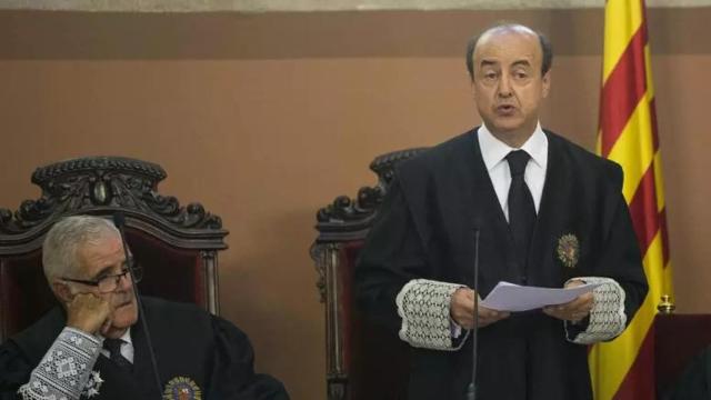 Jesús María Barrientos, presidente del TSJC, en un acto oficial