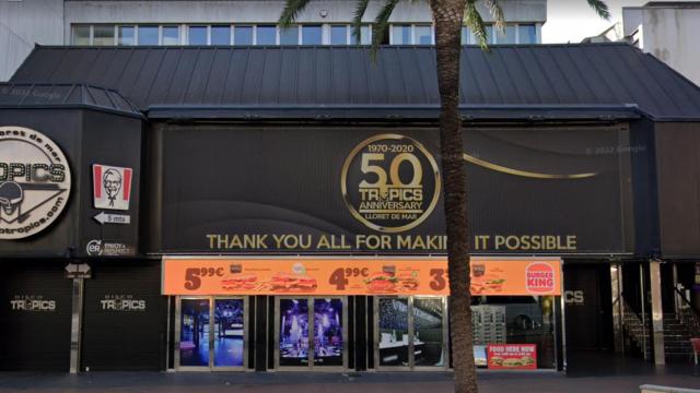 Discoteca Tropics de Lloret de Mar