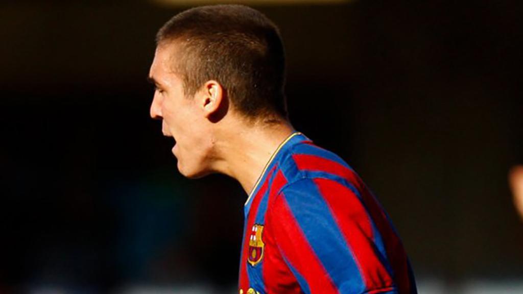 Oriol Romeu, con la camiseta del FC Barcelona años atrás / FCB