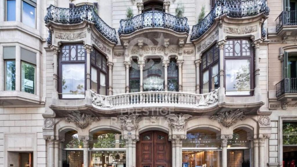 Piso de lujo modernista en paseo de Gràcia