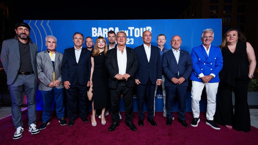 La junta directiva de Joan Laporta, als Estats Units