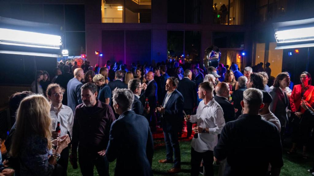 La fiesta de bienvenida del FC Barcelona en el US Tour