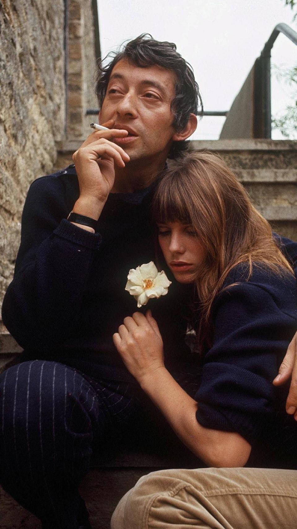 Serge Gainsbourg con Jane Birkin