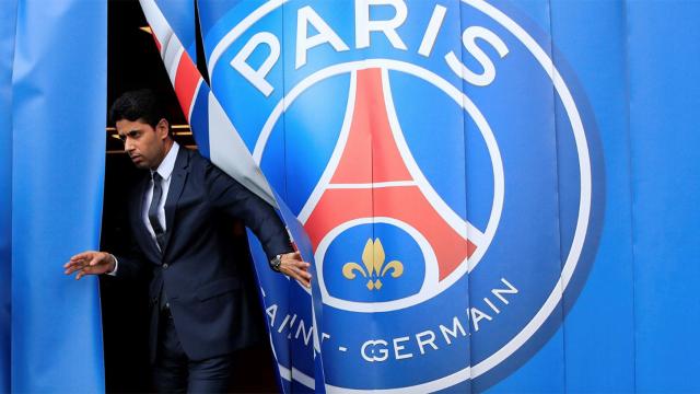 Nasser Al-Khelaifi, durante un acto con el Paris Saint-Germain / REDES
