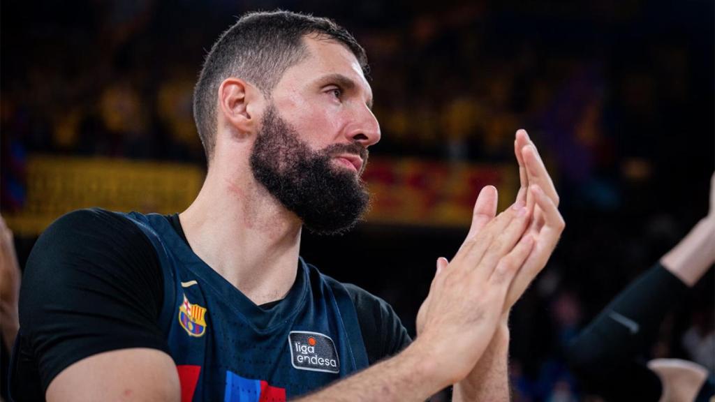 Nikola Mirotic, justo después de un partido con el FC Barcelona / REDES