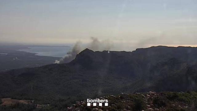 Incendio en Mont-roig del Camp (Tarragona)