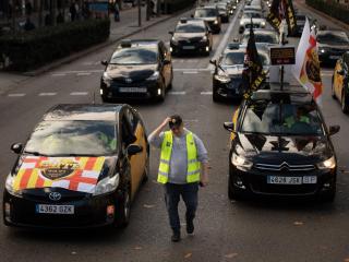 El portavoz de Élite Taxi, Tito Álvarez