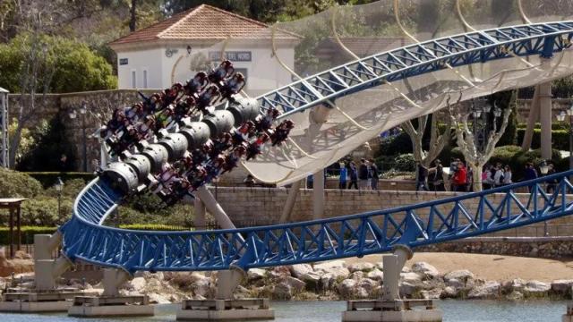 Imagen del Furious Baco, una de las atracciones estrella de PortAventura World