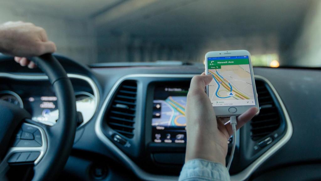 Móvil y vehículo con GPS