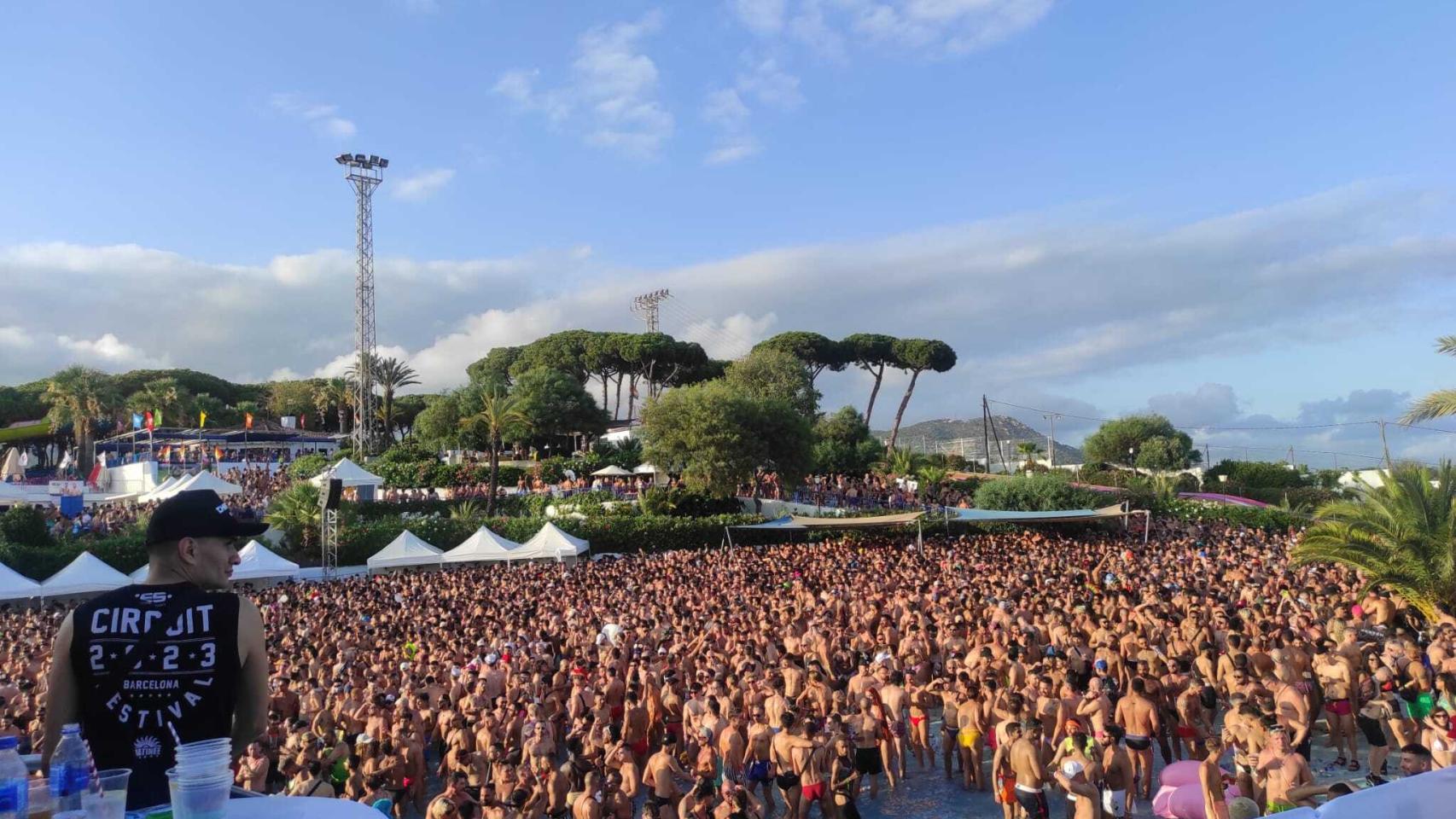 Asistentes al Water Park Day del Circuit Festival de 2023