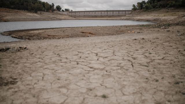 Vista del pantano de Riudecanyes, a 4 de mayo de 2023, en Tarragona, Catalunya (España)