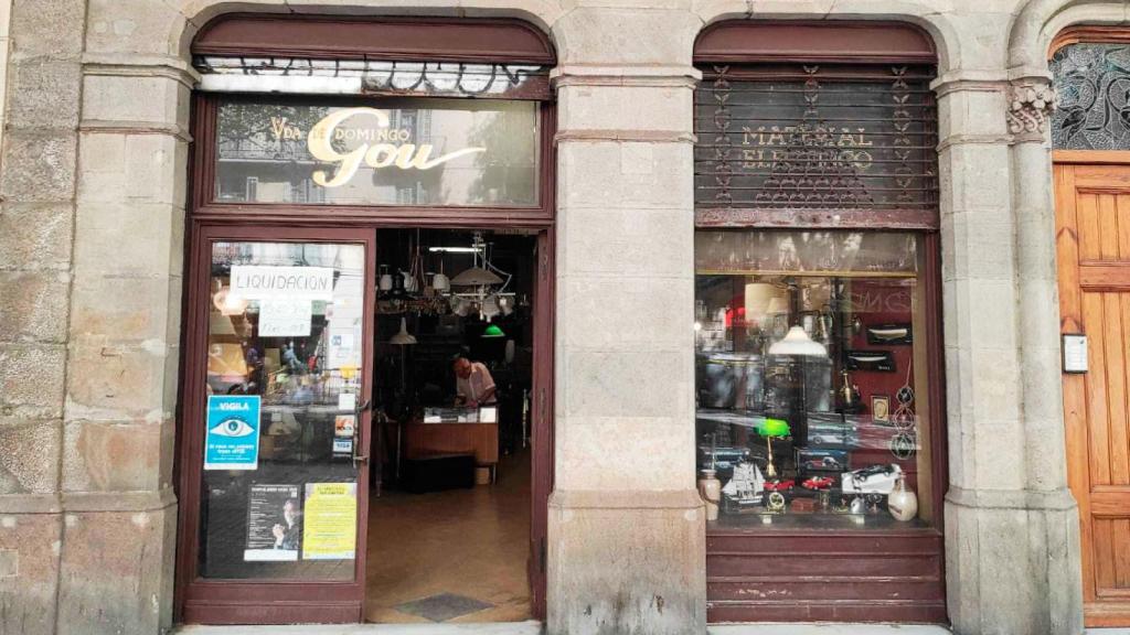 Viuda de Domingo Gou, en Sant Antoni, ayer