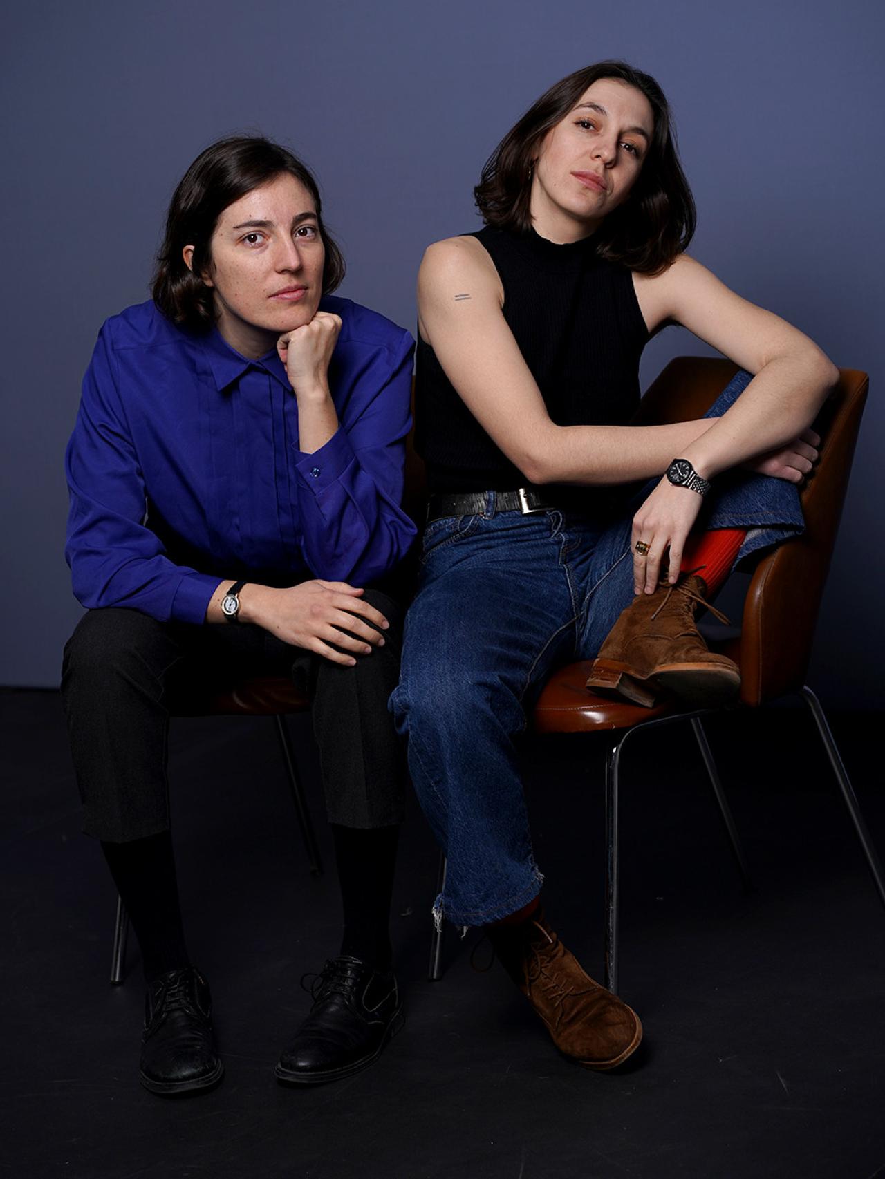 Alba Cros y Nora Haddad