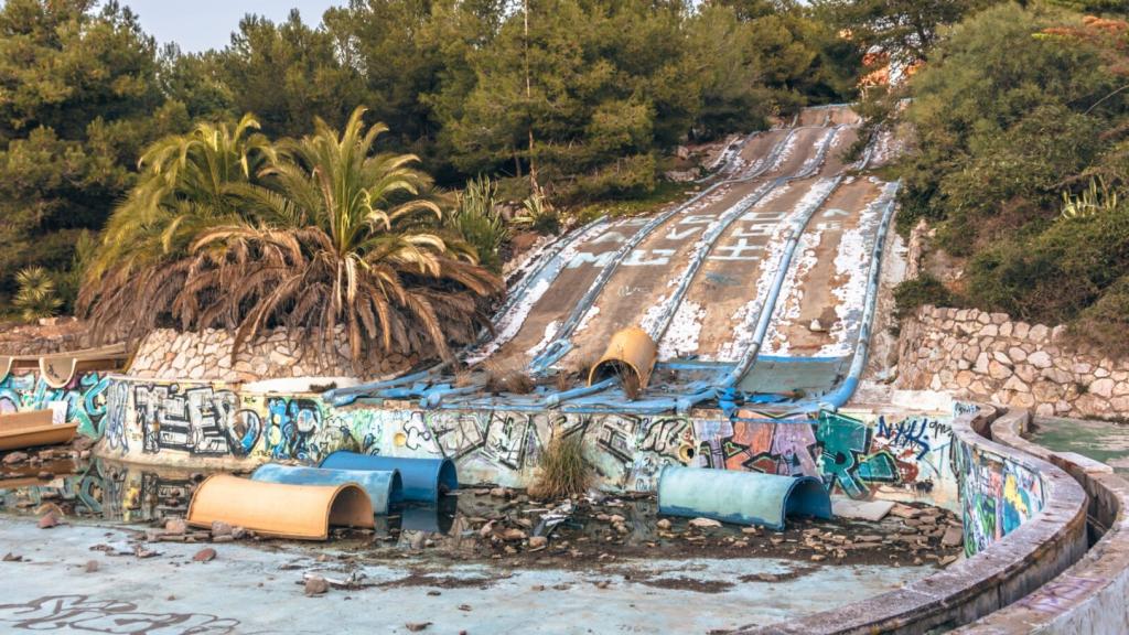 Parque acuático abandonado de Sitges