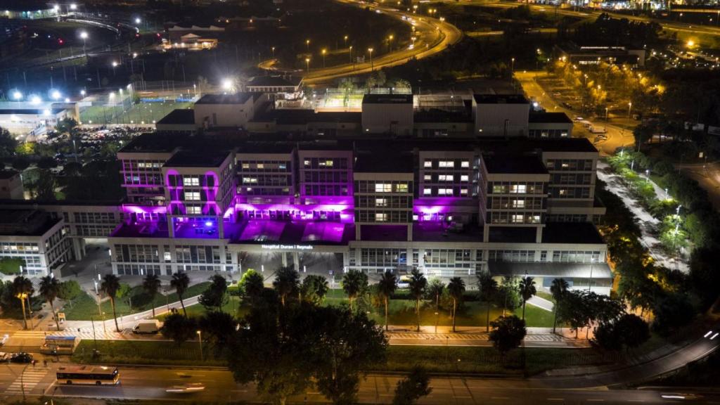 Imagen aérea de la sede del ICO en L'Hospitalet de Llobregat