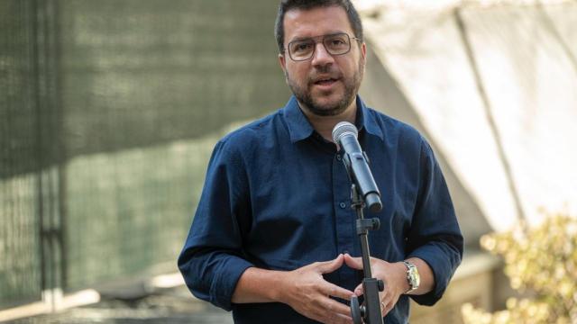 El presidente catalán, Pere Aragonès